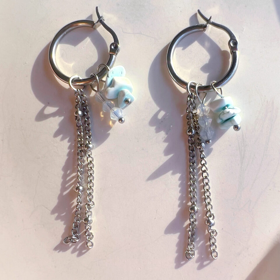 עגילי צ׳ארם אקוואריוס